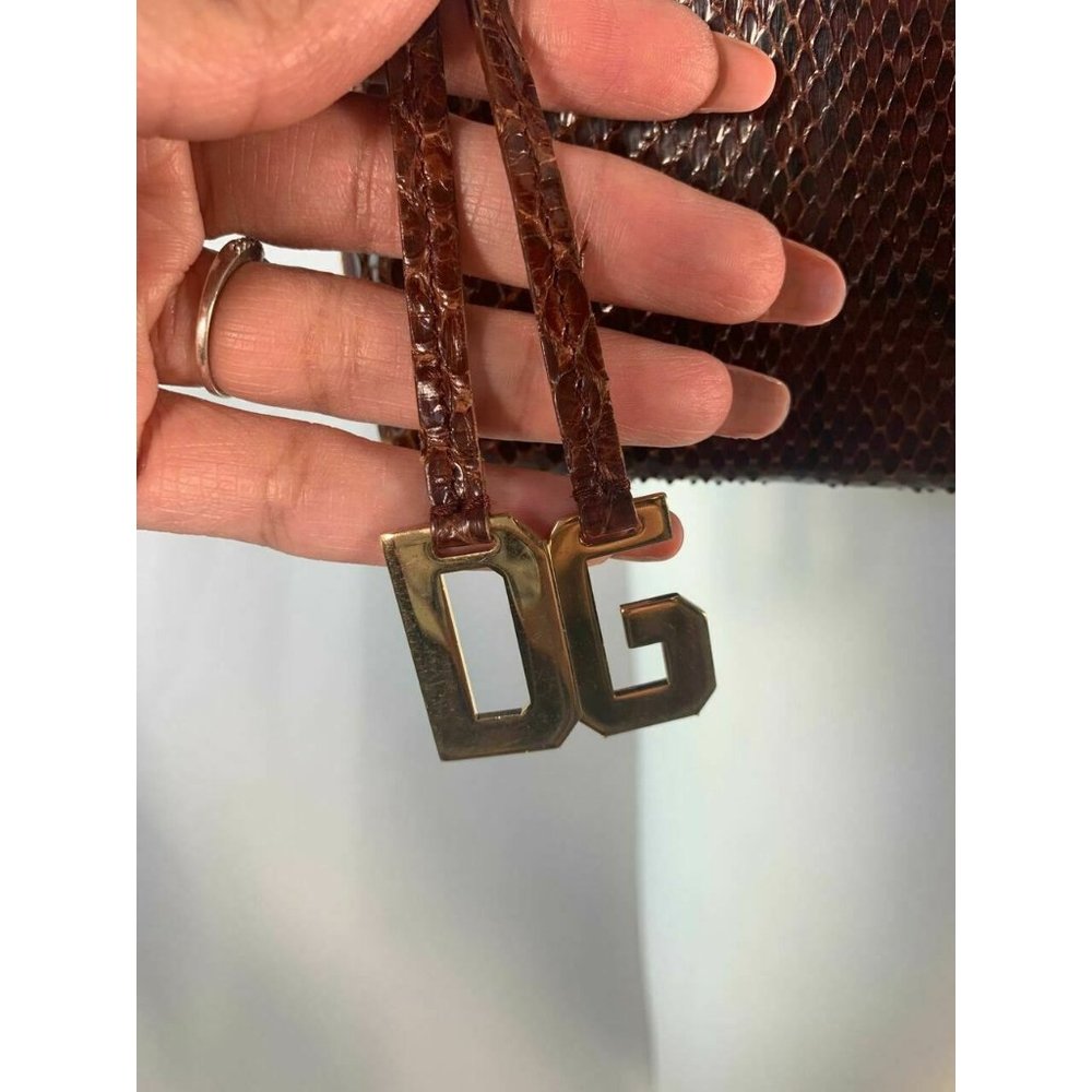 Dolce & Gabbana Alligator Chained Wallet Wristlet - Picture 5 of 9